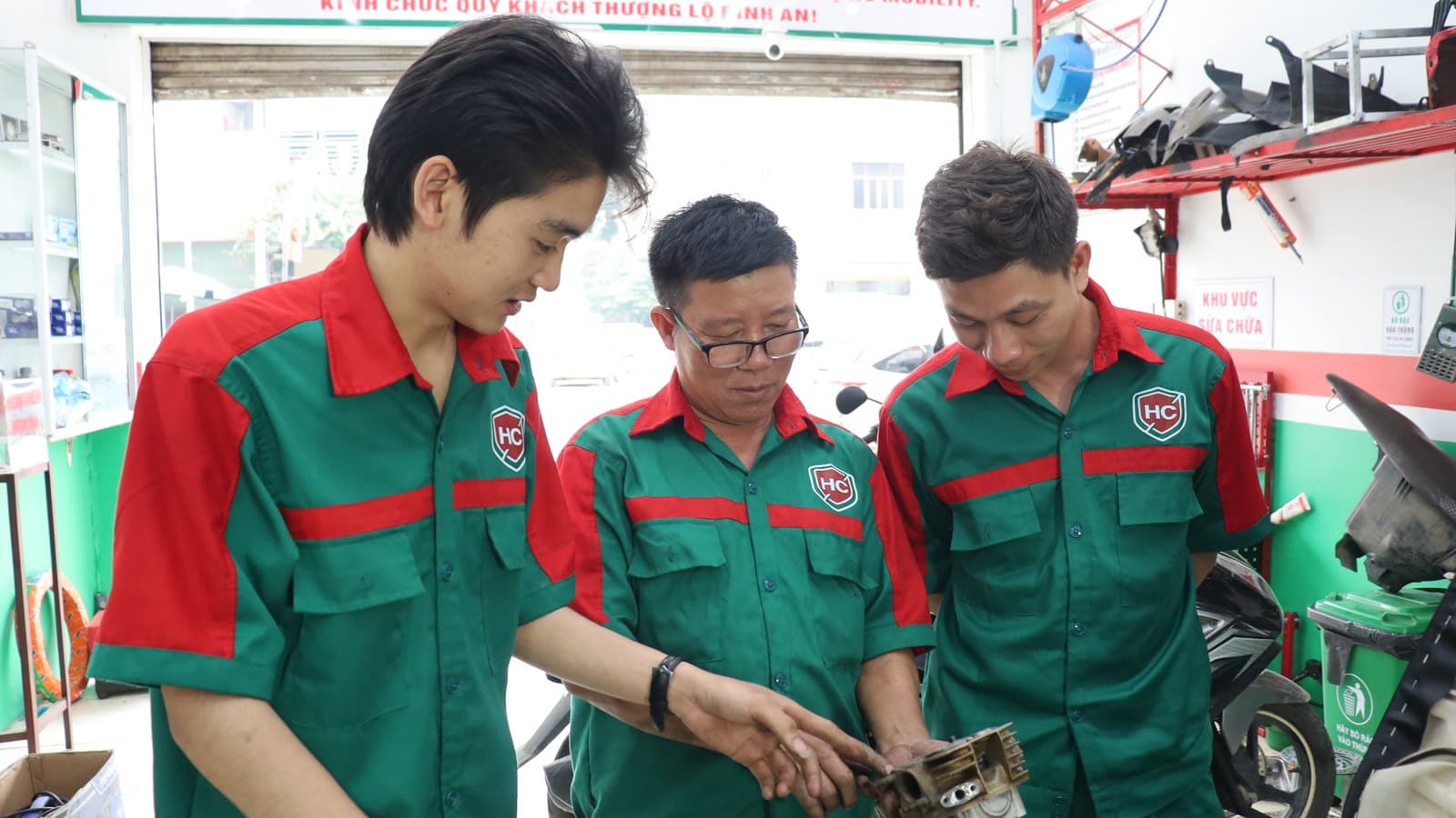 Vệ sinh nồi, làm nổi xe ga
